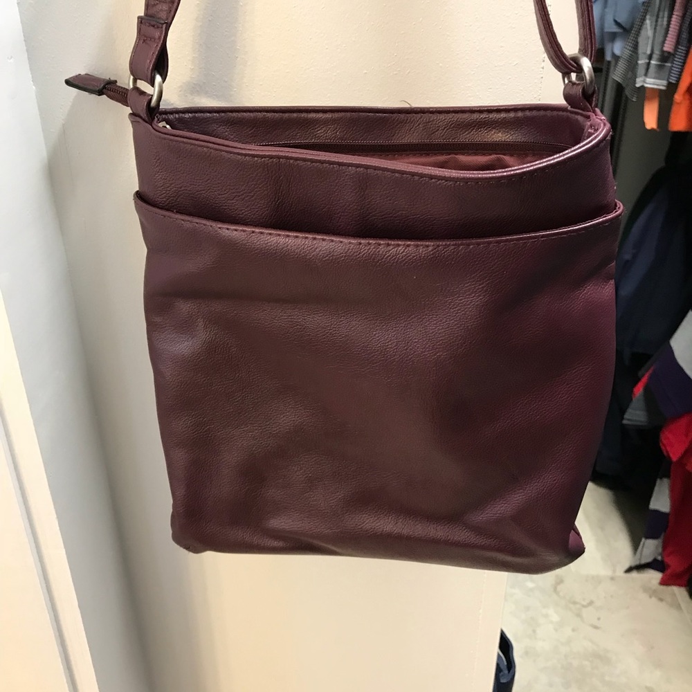 Merona burgundy purse